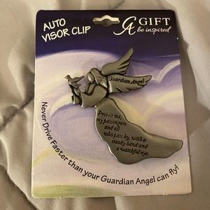 Guardian angel visor clip